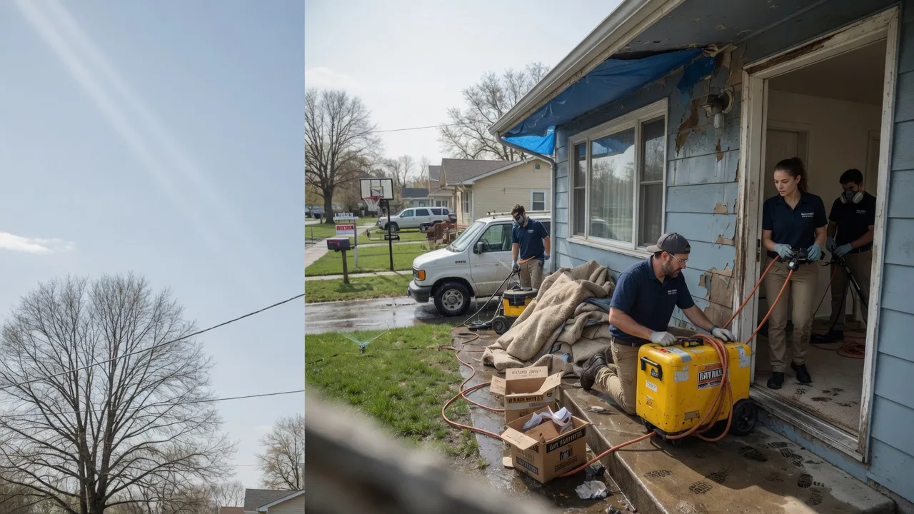 Basement Flood Cleanup in Coolville, OH near me
